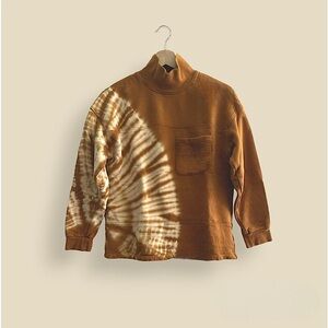 Madewell Tie Dye Cotton Pocket Sweatshirt, XS